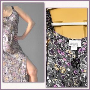 ZOE vintage rayon summer maxi dress